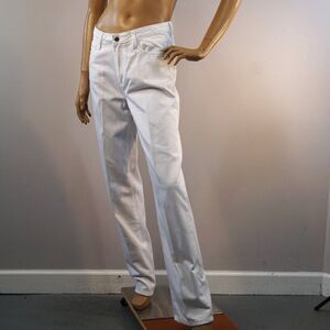 We Wore What Jeans High Waisted Straight Leg Classic White Sz 28